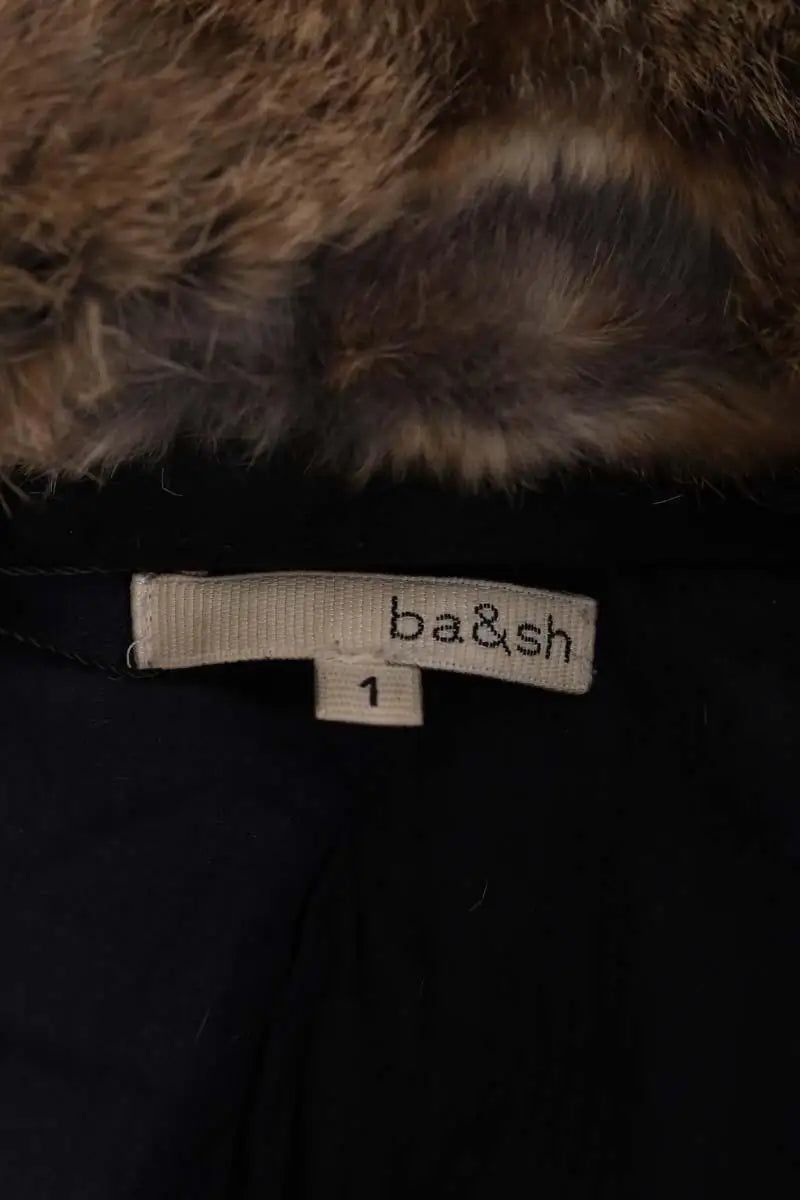 Manteau Ba&Sh Marine en Laine
