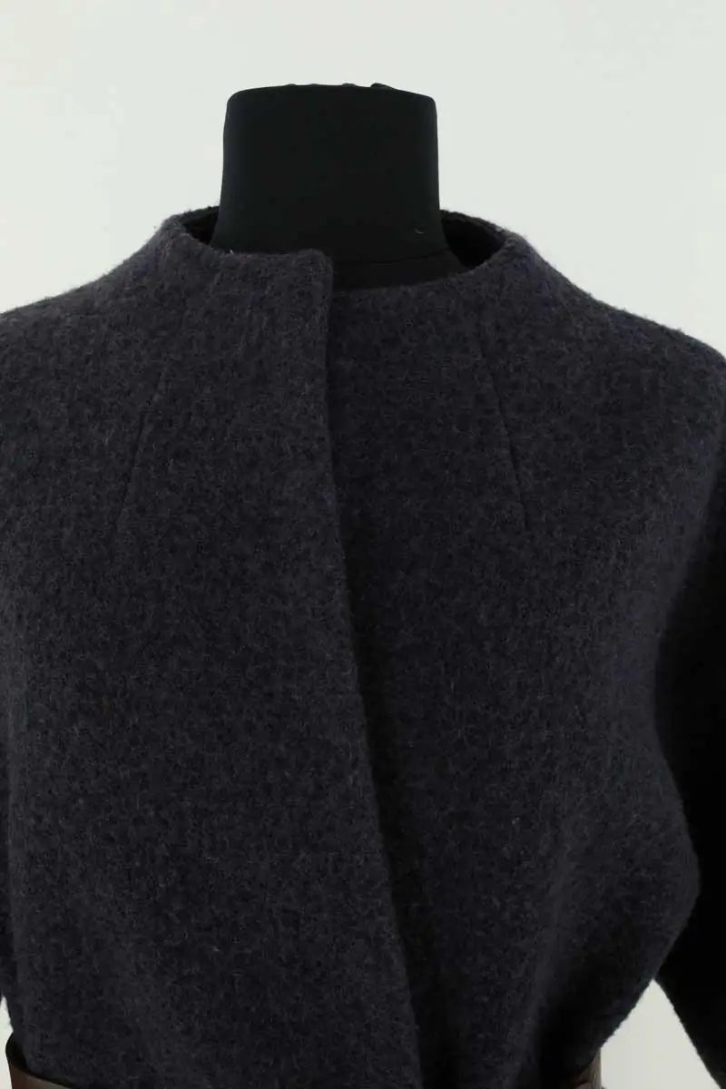 Manteau Ba&Sh Marine en Laine