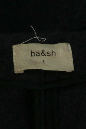 Manteau Ba&Sh Marine en Laine