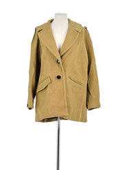 Manteau Bash Marron en Coton, taille M - Seconde Main