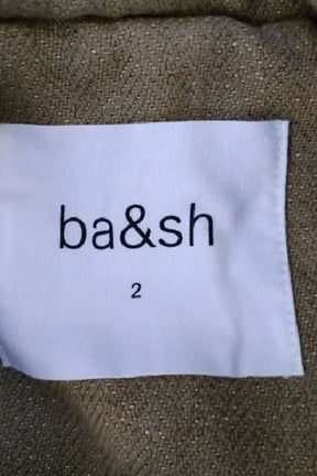 Manteau Bash Marron en Coton