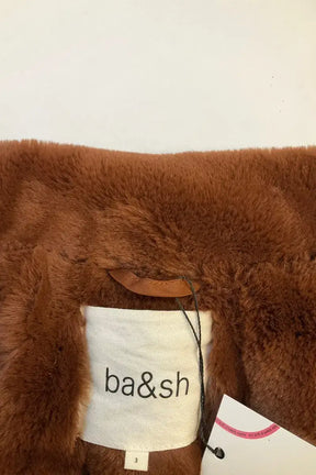 Manteau Ba&Sh Marron en Synthétique
