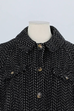 Manteau Bash Noir en Coton
