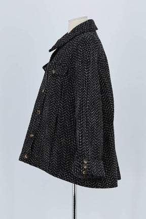 Manteau Bash Noir en Coton