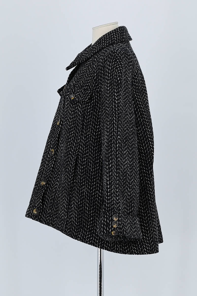 Manteau Bash Noir en Coton