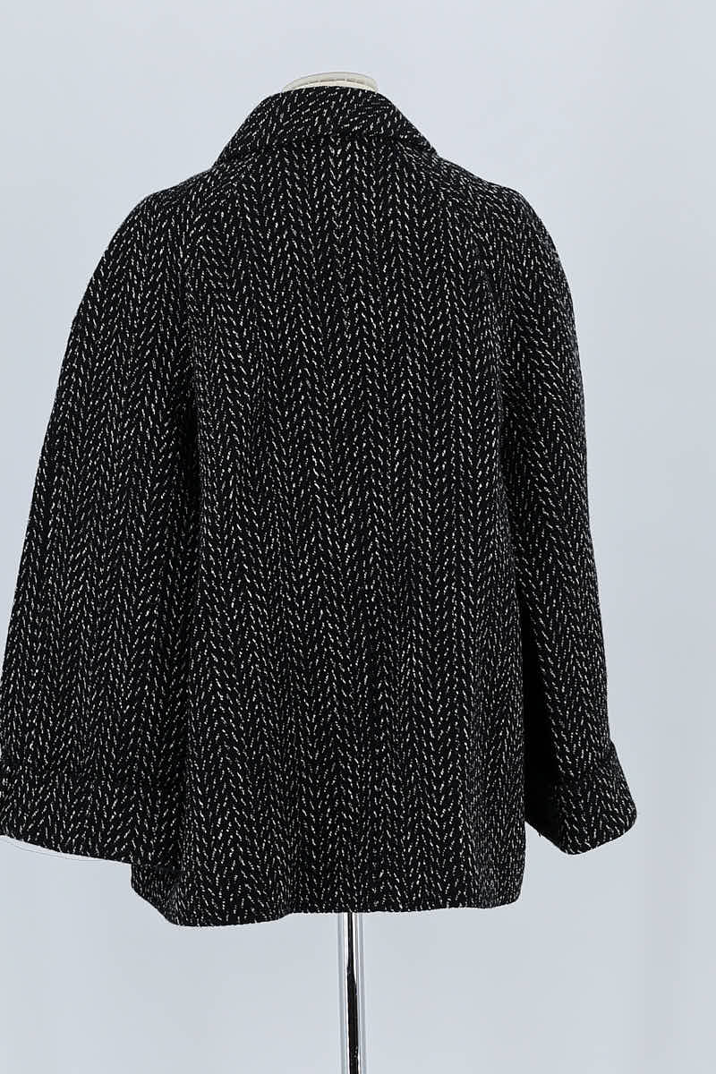 Manteau Bash Noir en Coton