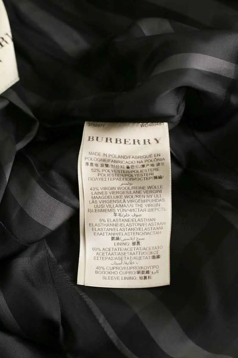 Manteau Burberry Anthracite en Polyester