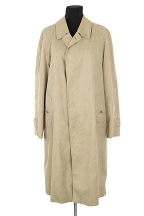 Manteau Burberry Beige en Coton, taille M - Seconde Main