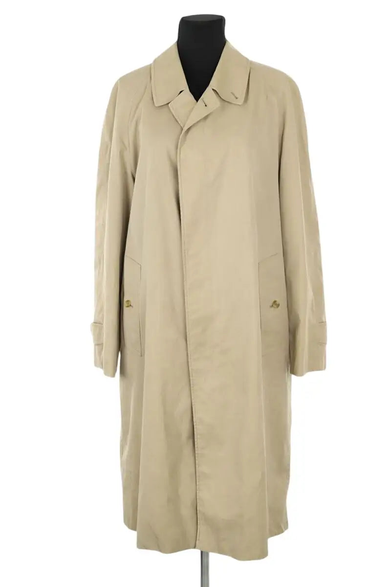 Manteau Burberry Beige en Coton, taille M - Seconde Main