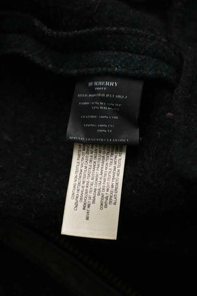 Manteau Burberry Bleu en Laine