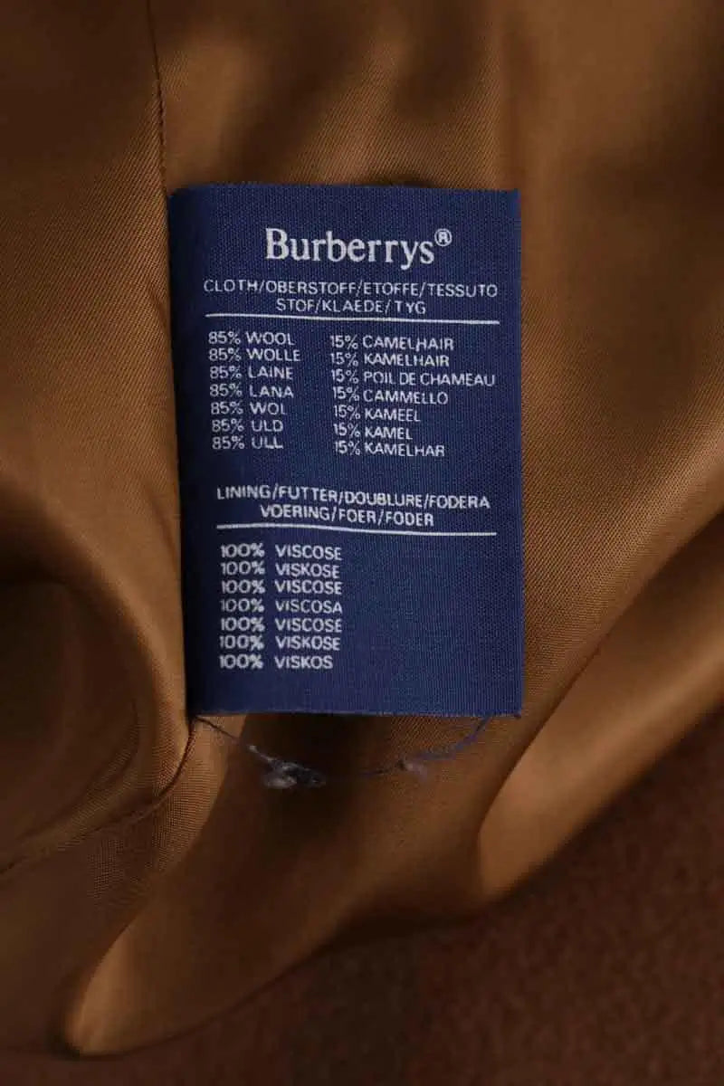 Manteau Burberry Camel en Laine