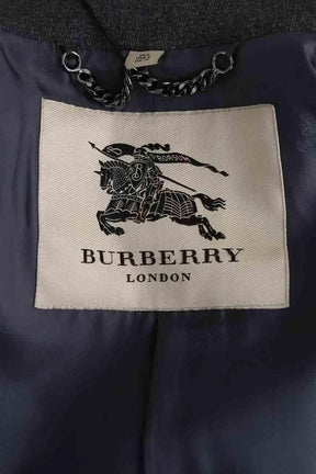 Manteau Burberry Gris en Laine