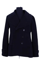 Manteau Burberry Noir en Laine, taille M - Seconde Main