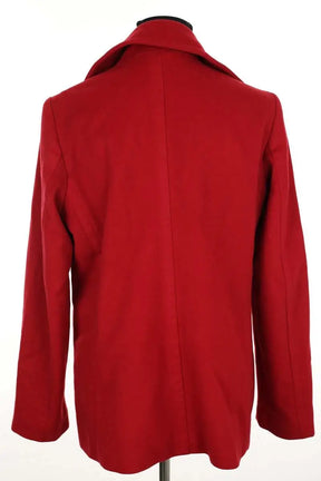 Manteau Burberry Rouge en Laine