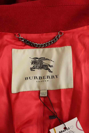 Manteau Burberry Rouge en Laine