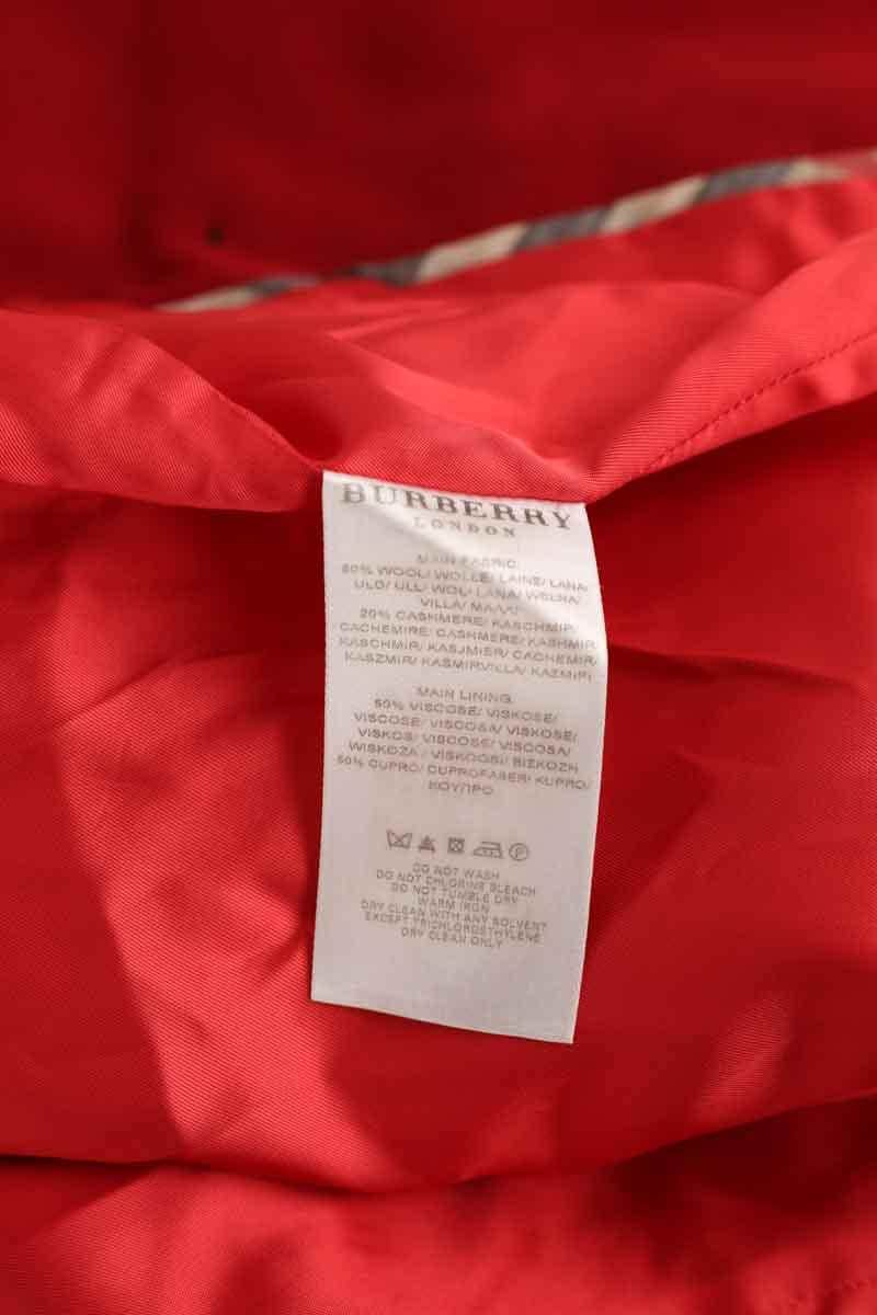 Manteau Burberry Rouge en Laine