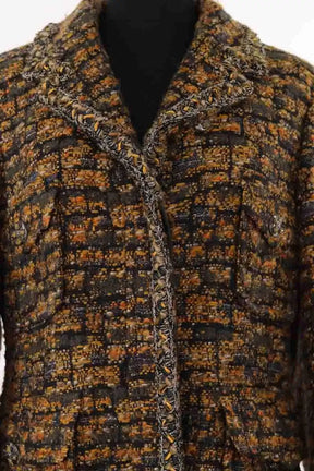 Manteau Chanel Multicolore en Tweed