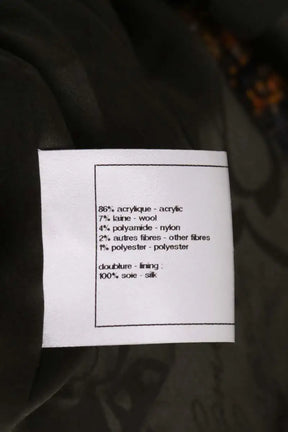 Manteau Chanel Multicolore en Tweed