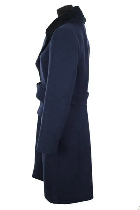 Manteau Claudie Pierlot Bleu en Laine