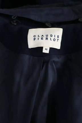 Manteau Claudie Pierlot Bleu en Laine