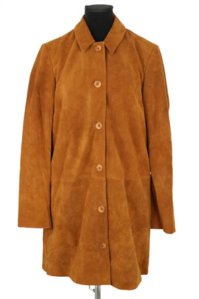 Manteau Claudie Pierlot Camel en Daim, taille M - Seconde Main