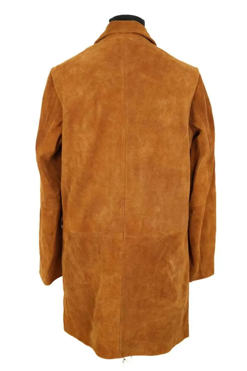 Manteau Claudie Pierlot Camel en Daim