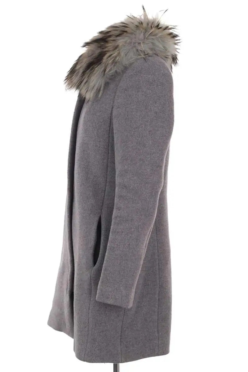 Manteau Claudie Pierlot Gris en Laine