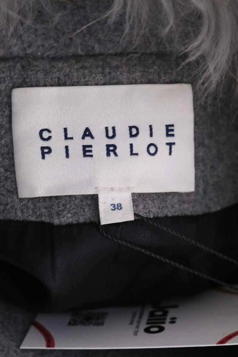 Manteau Claudie Pierlot Gris en Laine
