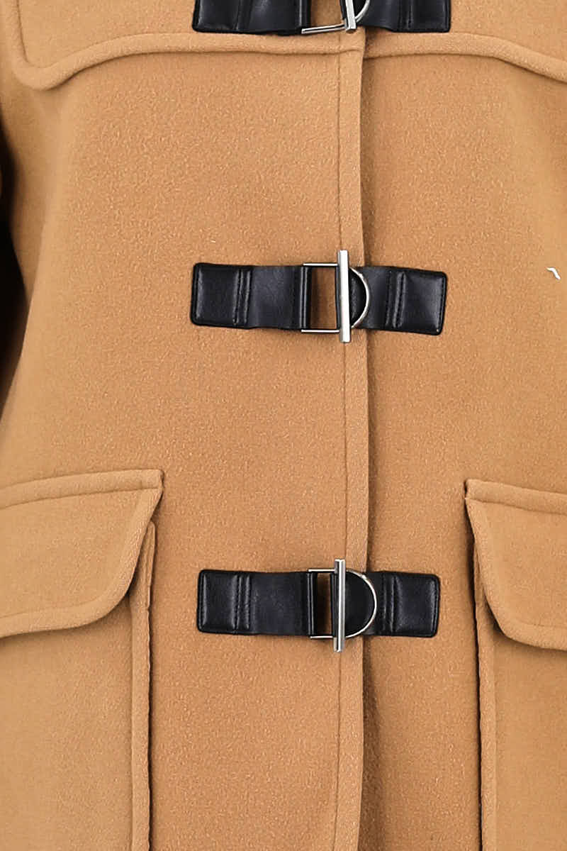 Manteau Claudie Pierlot Marron en Laine