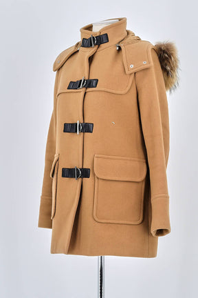 Manteau Claudie Pierlot Marron en Laine