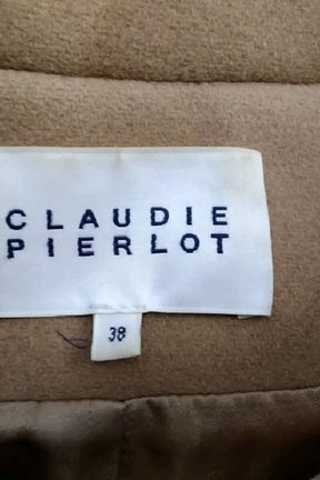 Manteau Claudie Pierlot Marron en Laine