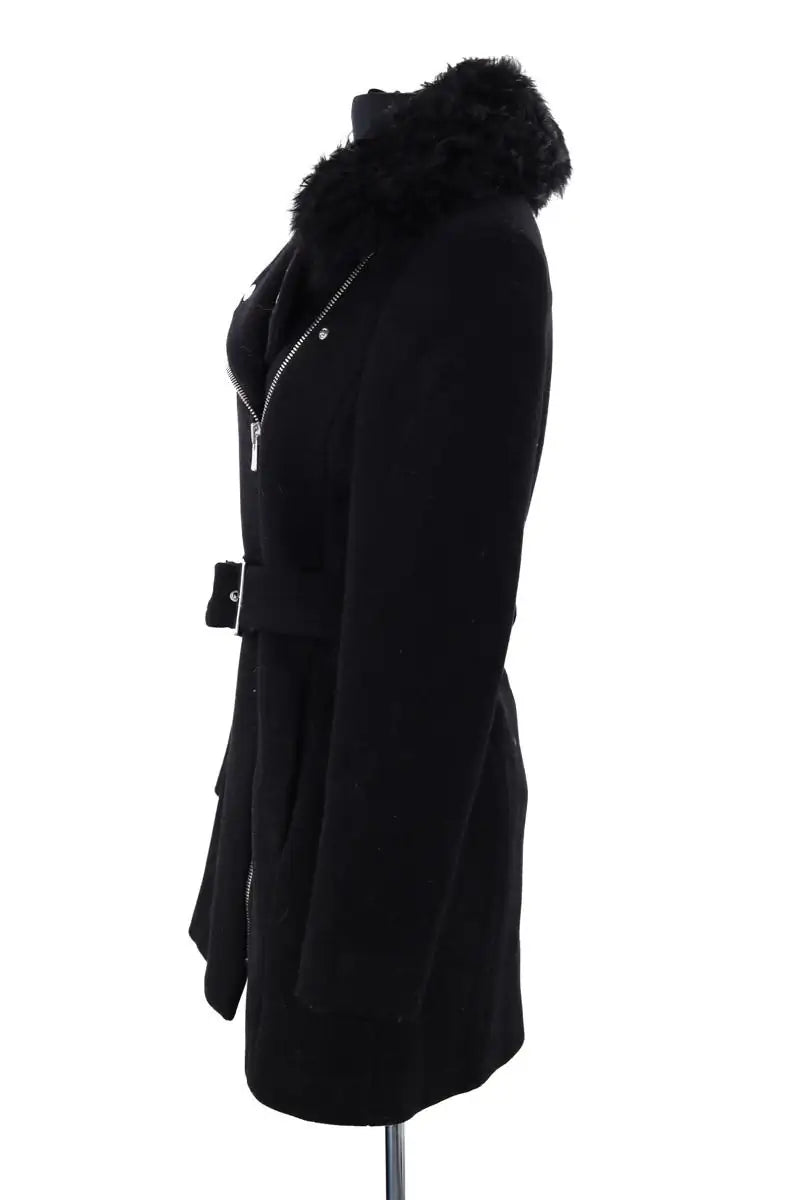 Manteau Claudie Pierlot Noir en Coton