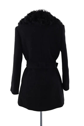 Manteau Claudie Pierlot Noir en Coton