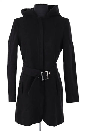 Manteau Claudie Pierlot Noir en Laine, taille M - Seconde Main