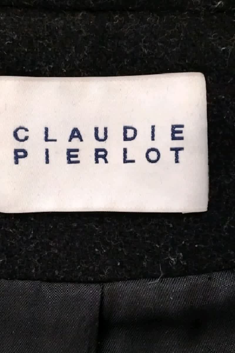 Manteau Claudie Pierlot Noir en Laine