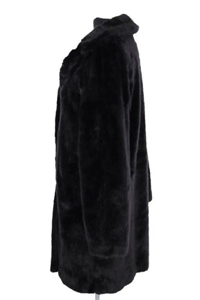 Manteau Claudie Pierlot Noir en Synthétique