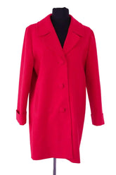 Manteau Claudie Pierlot Rouge en Coton, taille M - Seconde Main