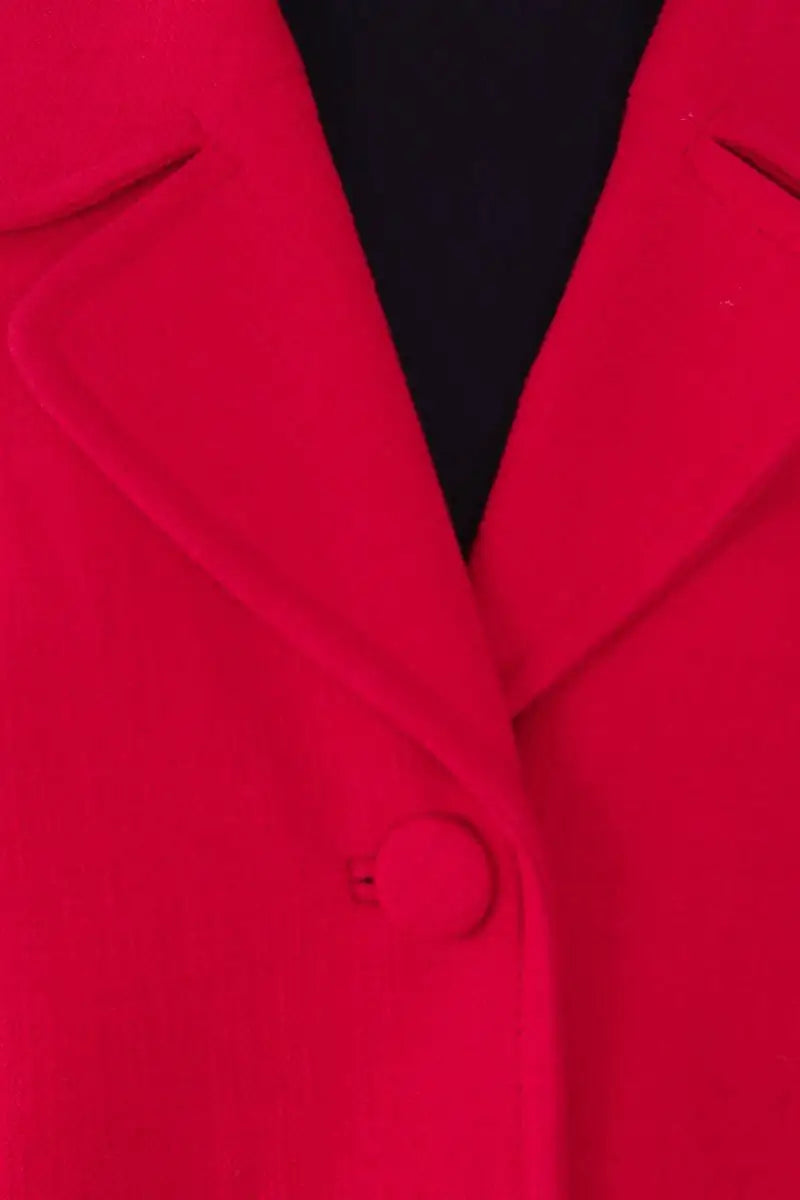 Manteau Claudie Pierlot Rouge en Coton