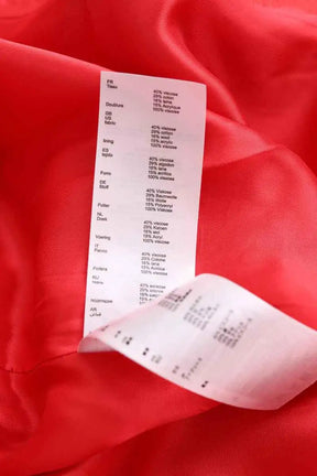 Manteau Claudie Pierlot Rouge en Laine