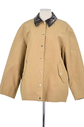Manteau Des Petits Hauts Beige en Coton, taille S - Seconde Main