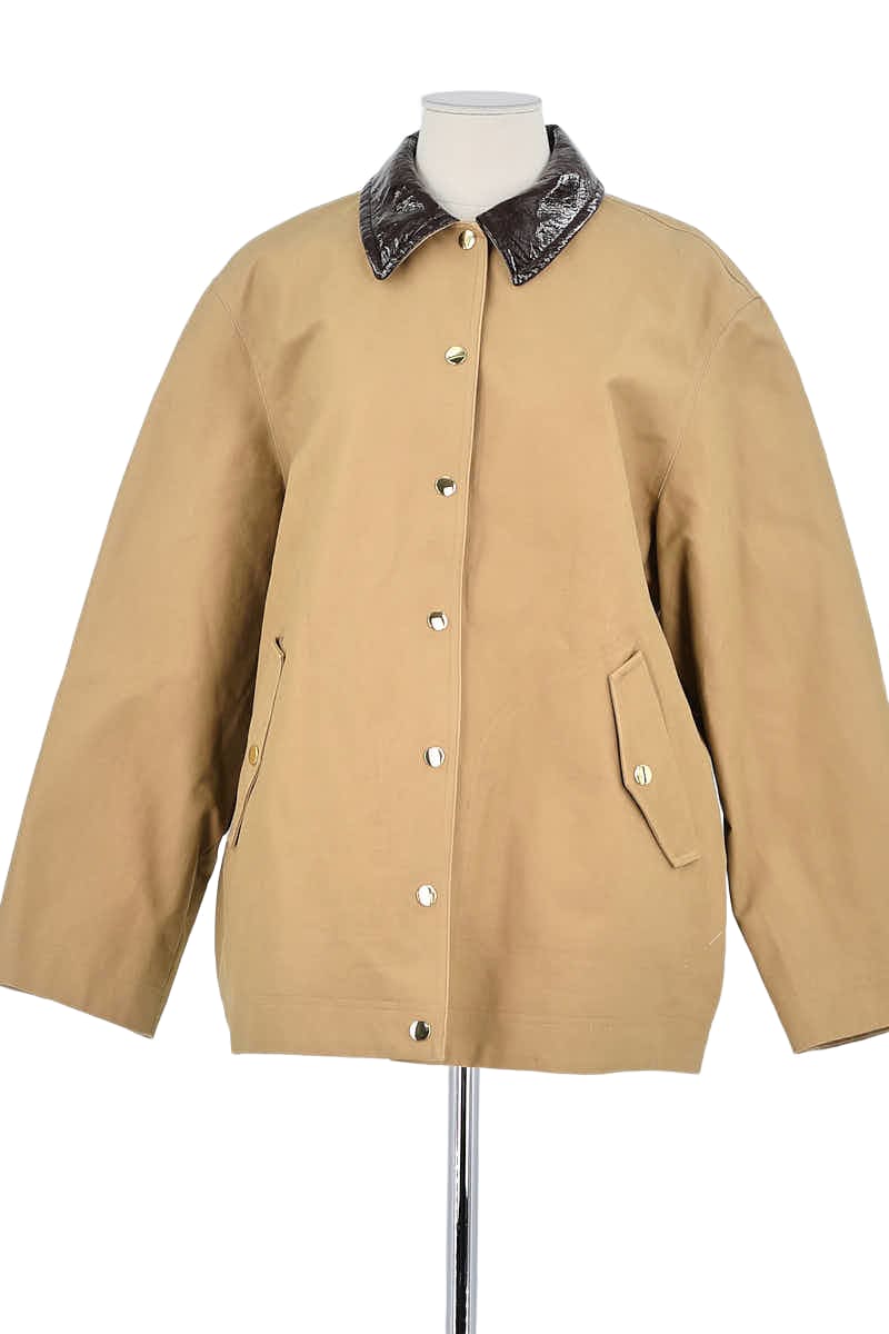 Manteau Des Petits Hauts Beige en Coton, taille S - Seconde Main