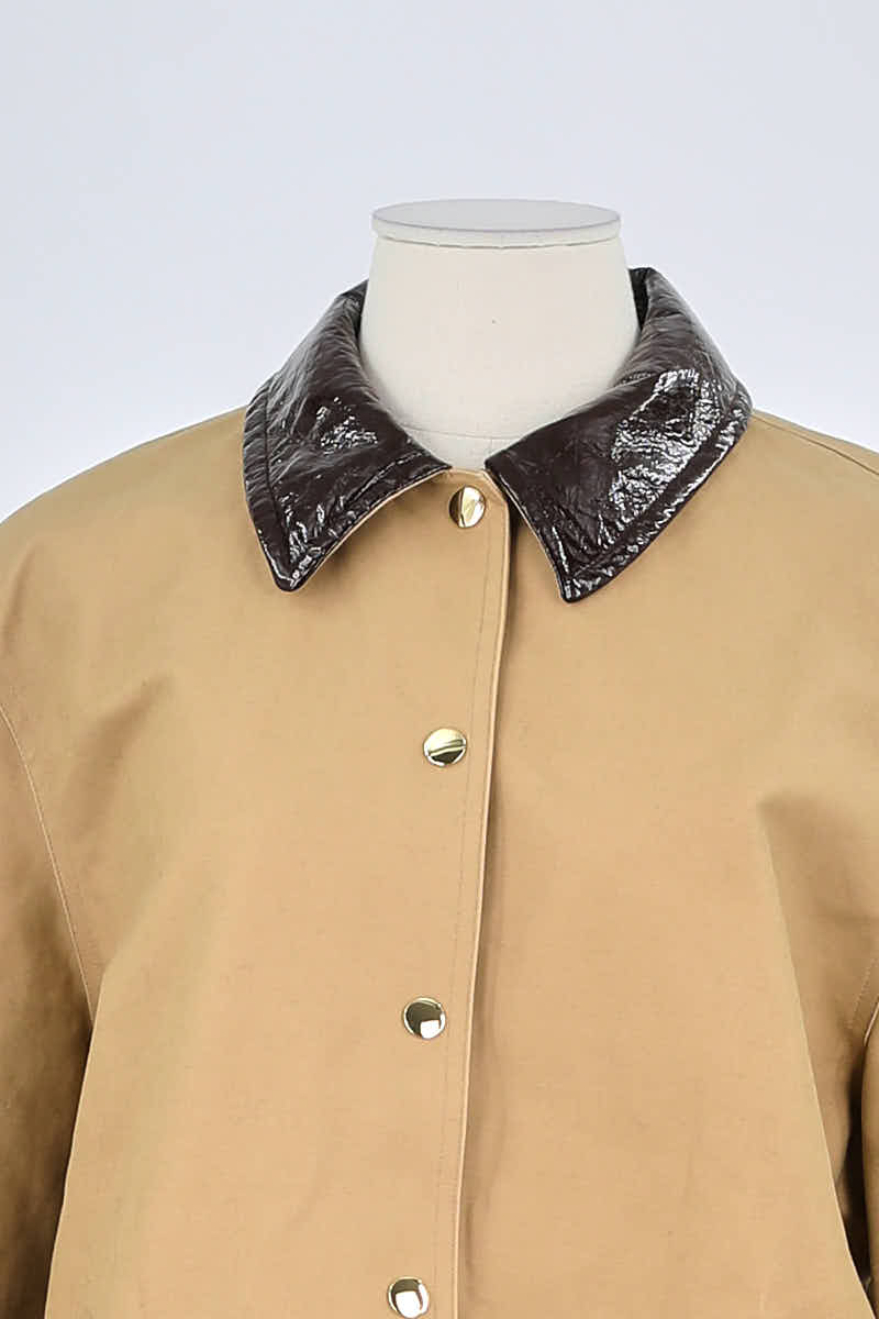 Manteau Des Petits Hauts Beige en Coton