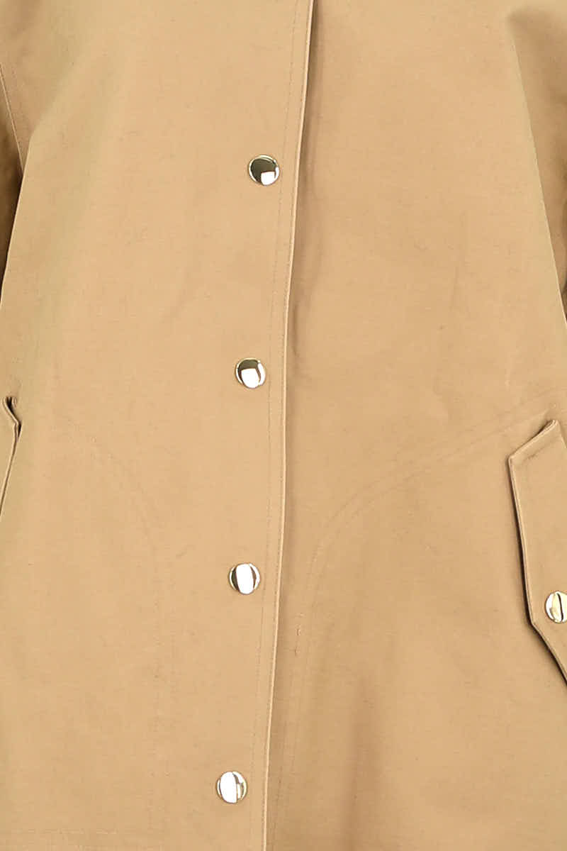 Manteau Des Petits Hauts Beige en Coton