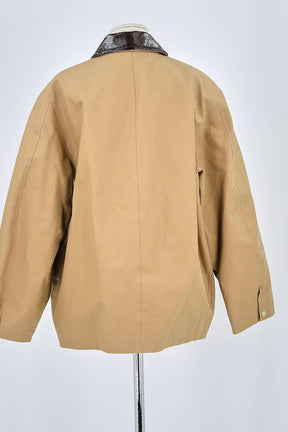 Manteau Des Petits Hauts Beige en Coton