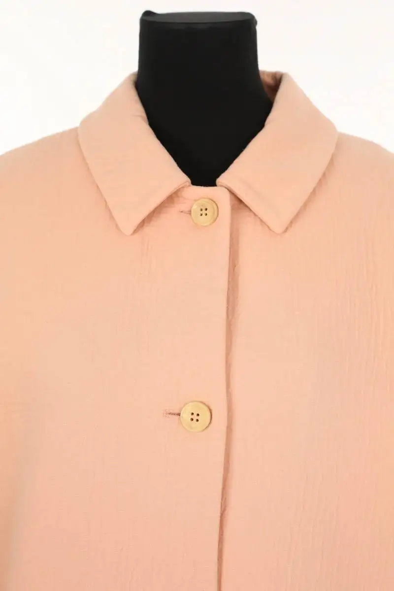 Manteau Des Petits Hauts Rose en Coton