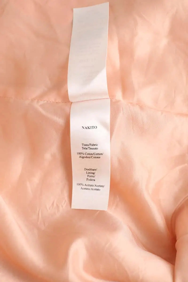 Manteau Des Petits Hauts Rose en Coton