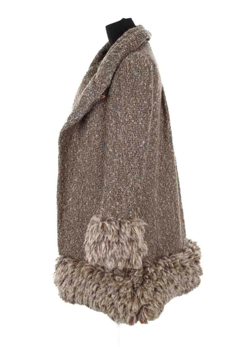 Manteau Diane Von Furstenberg Marron en Laine