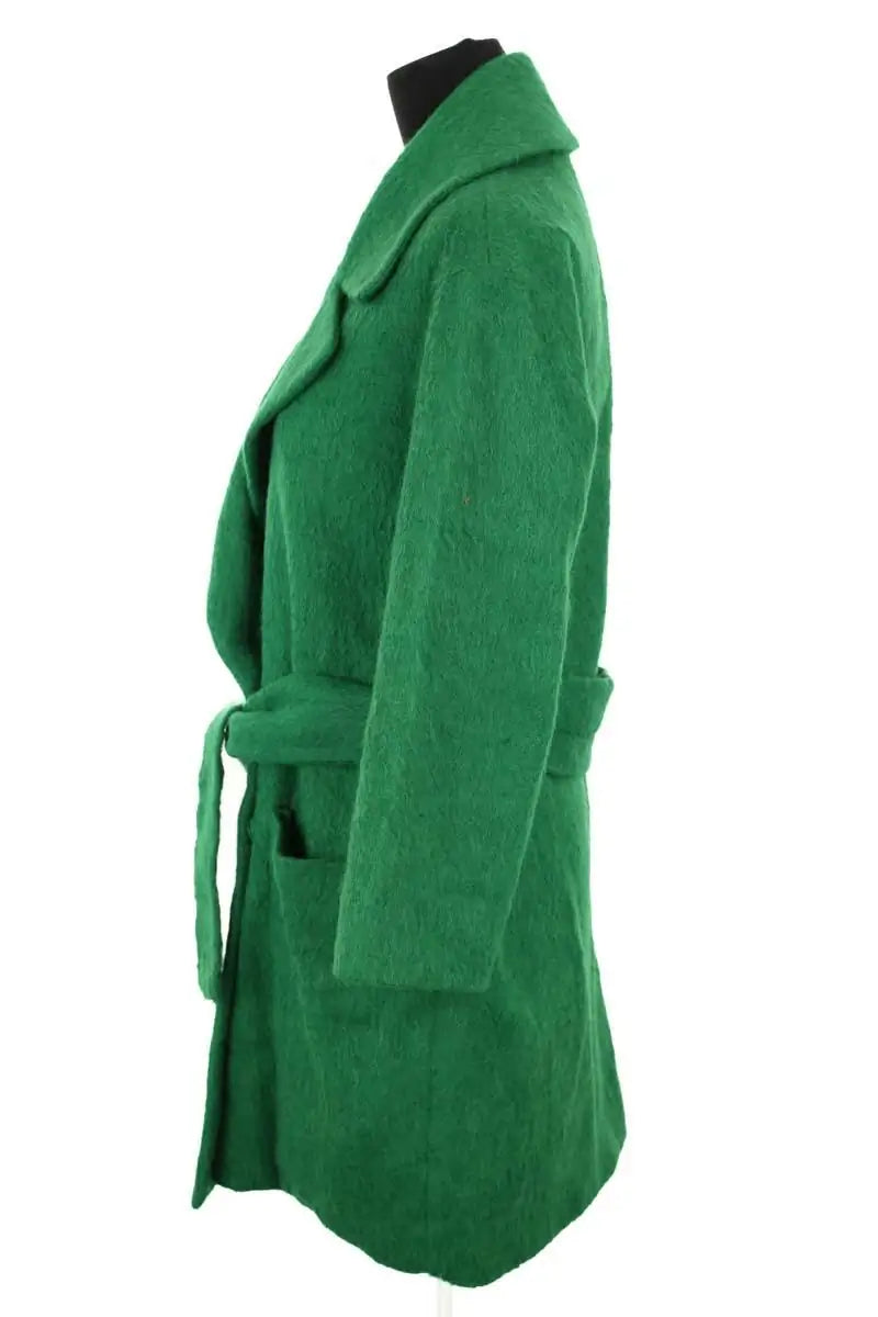 Manteau Diane Von Furstenberg Vert en Laine
