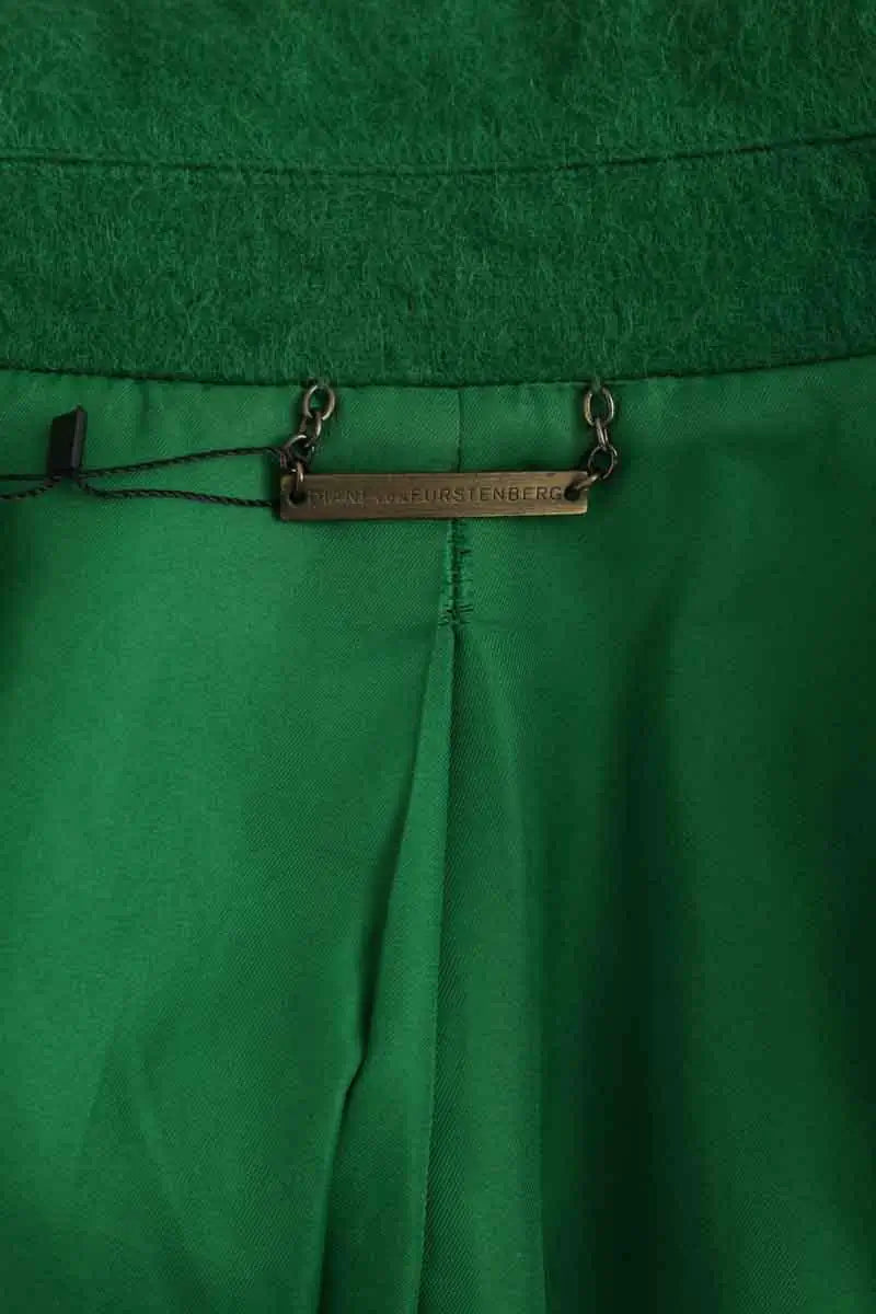 Manteau Diane Von Furstenberg Vert en Laine