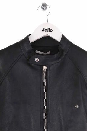 Manteau Dior Noir en Cuir